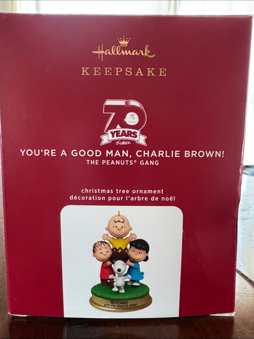 Snoopy Peanuts Hallmark 2020 You're A Good Man Charlie Brown 70th Anniv Magic